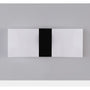 Modern Minimalist Indoor Wall Lamps With USB Charging And Motion Sensing - Black right angle / White light / 14x6cm 3w