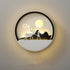 Modern Minimalist Wall Art Lamp for Bedroom and Background Decor - Photo Color - Wall Mount Fixture