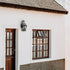 Modern Outdoor Wall Light Fixture with 2 Waterproof Glass Lights - Black - Wall Mount Fixture