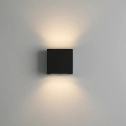 Modern Outdoor Wall Sconce Aluminum LED for Up & Down Light with IP65 Waterproof - Black - Outdoor Wall Lights