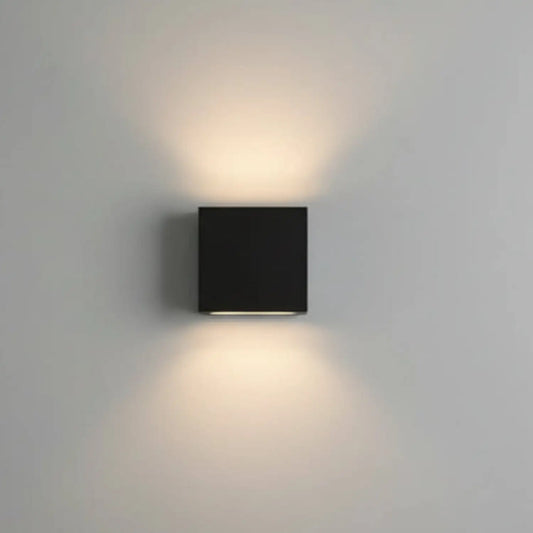 Modern Outdoor Wall Sconce Aluminum LED for Up & Down Light with IP65 Waterproof - Black - Outdoor Wall Lights