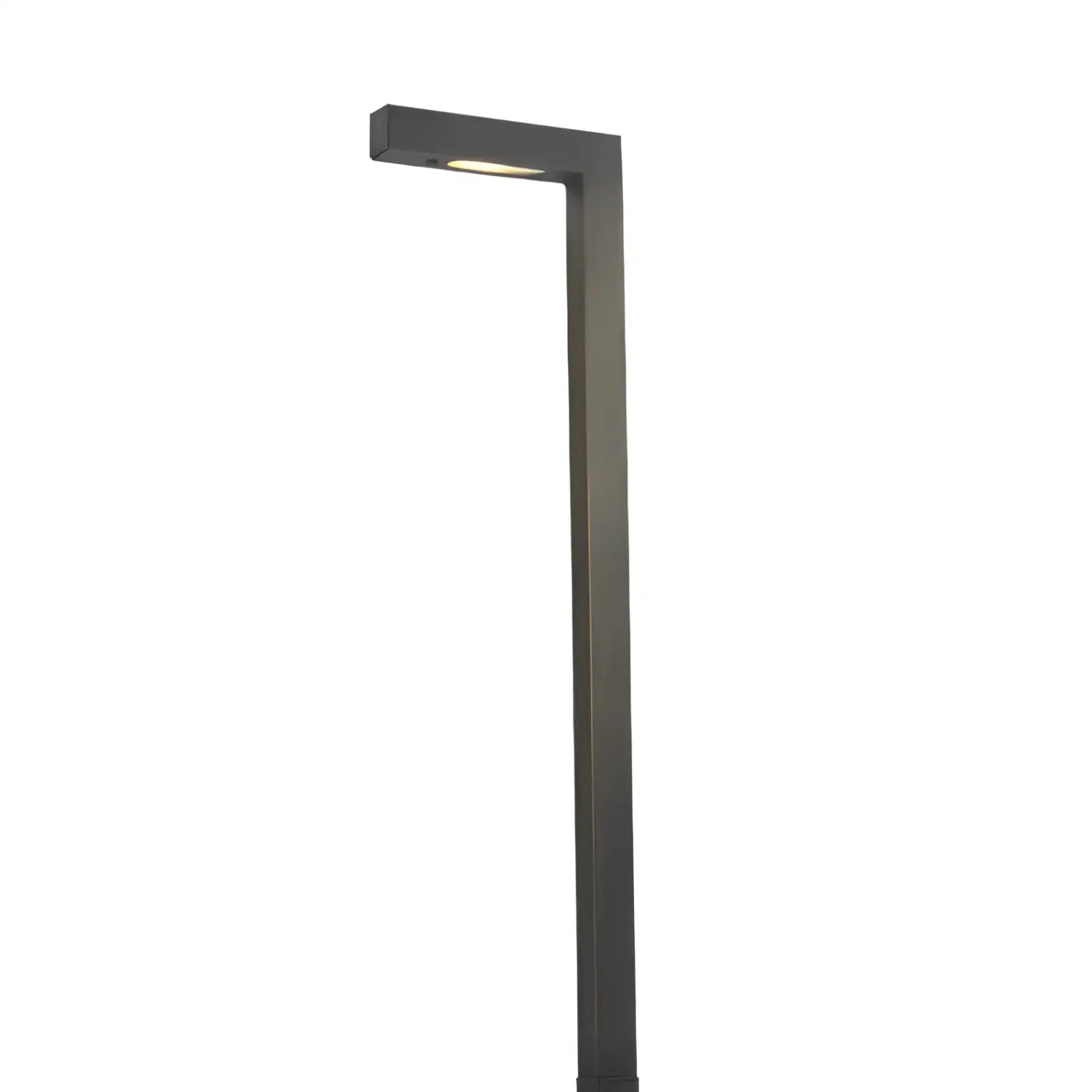 Modern Path Light Die Cast Brass G4 Socket 72″ Lead Wire with Ground Stake - Gunmetal - Path Light Fixture