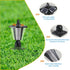 Modern Solar LED Lights with Adjustable Brightness for Pillars - Black - 12V Hanging Light