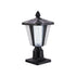 Modern Solar LED Lights with Adjustable Brightness for Pillars - Black - 12V Hanging Light