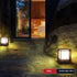 Modern Square Solar Powered Yard Lamp for Gates and Pillars - Solar Light
