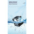 Modern Square Solar Powered Yard Lamp for Gates and Pillars - Solar Light