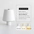 Modern Table Lamp Bedroom Style – Dimmable Mushroom Design - Sand White Iron Art - Table Lamp