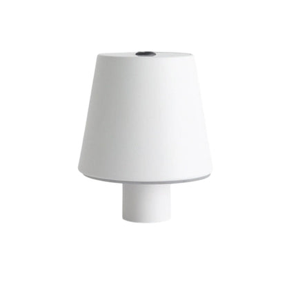 Modern Table Lamp Bedroom Style – Dimmable Mushroom Design - Sand White Iron Art - Table Lamp