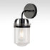 Wall Lights with Clear Glass Shade and E26 Socket for Indoor Black 12V Hanging Light