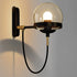Modern Wall Light Sconces with Retro Design for Stylish Interiors - Black - 12V Hanging Light