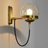 Modern Wall Light Sconces with Retro Design for Stylish Interiors - Gold - 12V Hanging Light