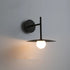 Modern Wall Lights for Hallway Bedroom Study & Living Room - Black - Wall Mount Fixture