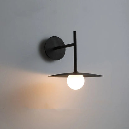 Modern Wall Lights for Hallway Bedroom Study & Living Room - Black - Wall Mount Fixture