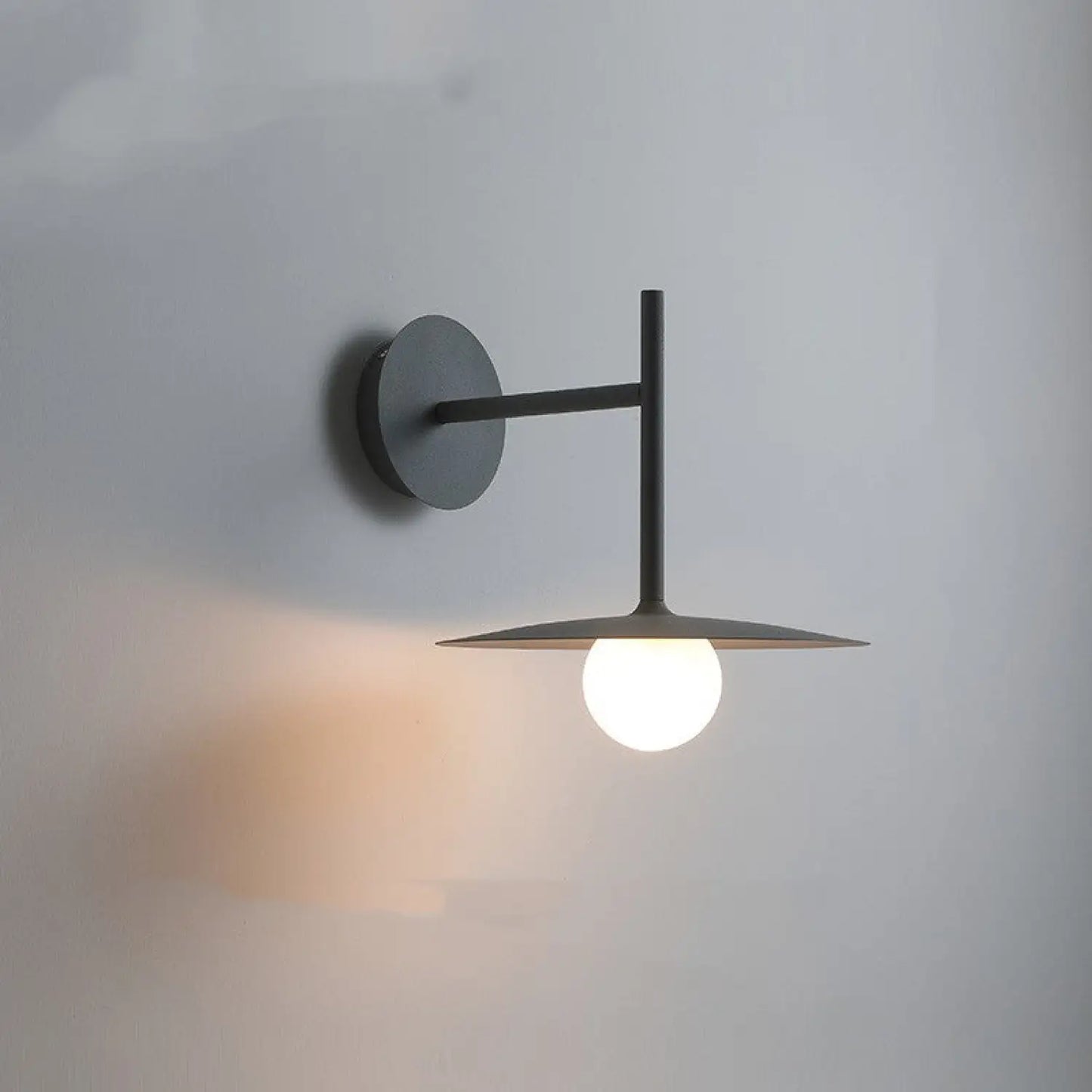 Modern Wall Lights for Hallway Bedroom Study & Living Room - Grey - Wall Mount Fixture