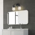 2-Light With Clear Glass Shade,Modern Sconce Industrial Indoor Light Fixture For Bathroom Living Room Bedroom Over