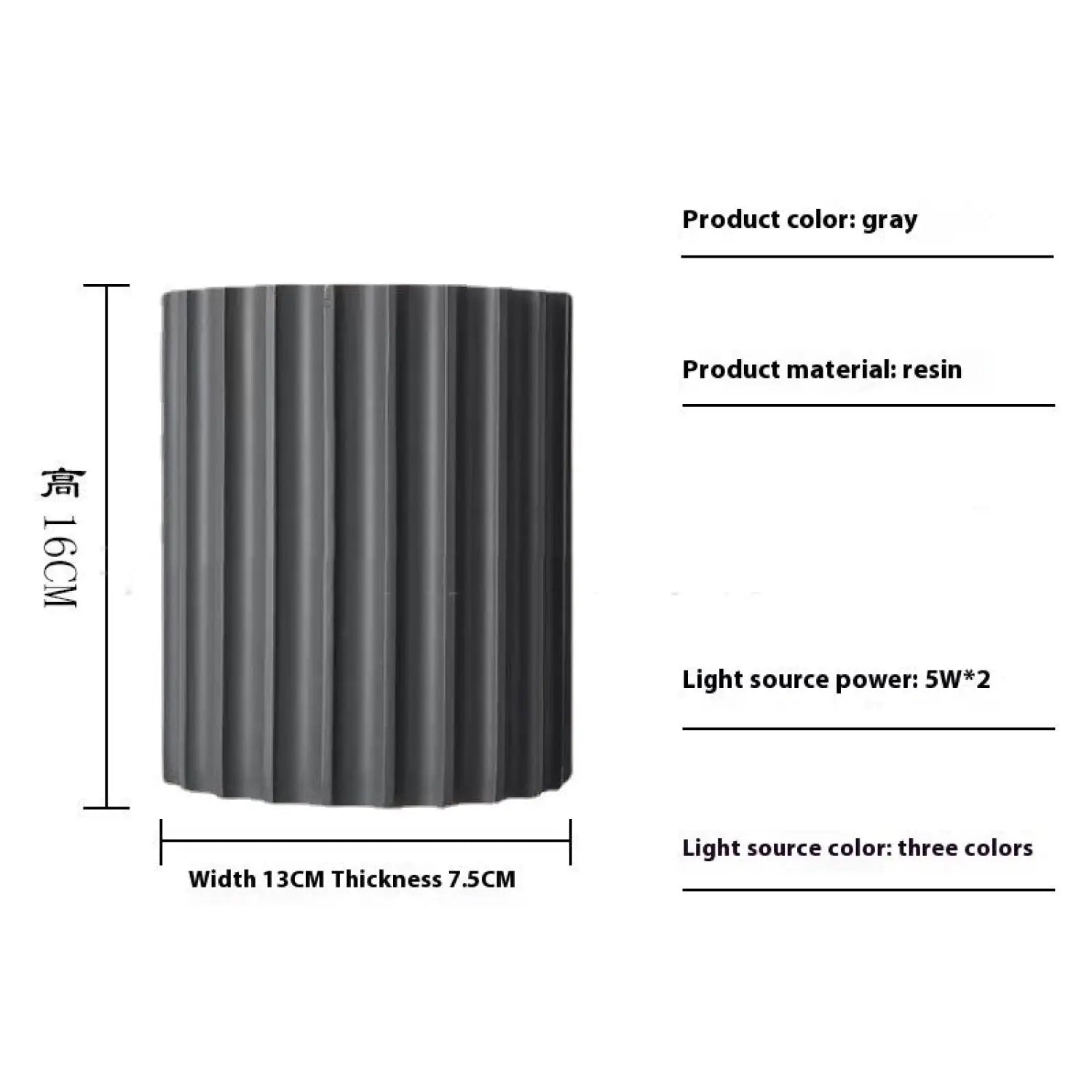 Modern Wall Sconce Light for Bedroom and Living Room - Wall Mount Fixture