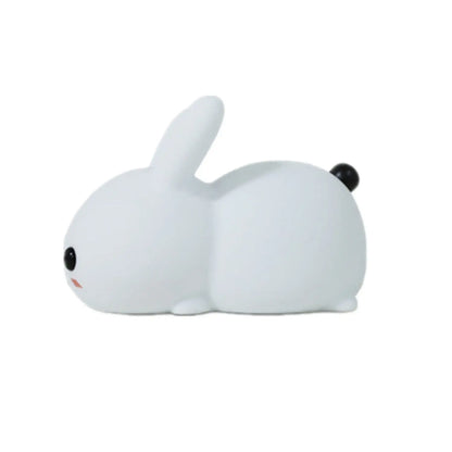 Moonlight Rabbit Silicone Lamp – Cute Touch-Control Dual-Color Night Light - White / 1PC - portable lights