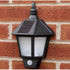 Motion Activated Solar Wall Lamp for Outdoor Lighting with Waterproof - default - Wall Mount Fixture