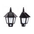 Motion Activated Solar Wall Lamp for Outdoor Lighting with Waterproof - default - Wall Mount Fixture