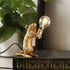 Mouse light with modern design and soft ambient glow for decor - Golden / Standing posture / US - 12V Hanging Light