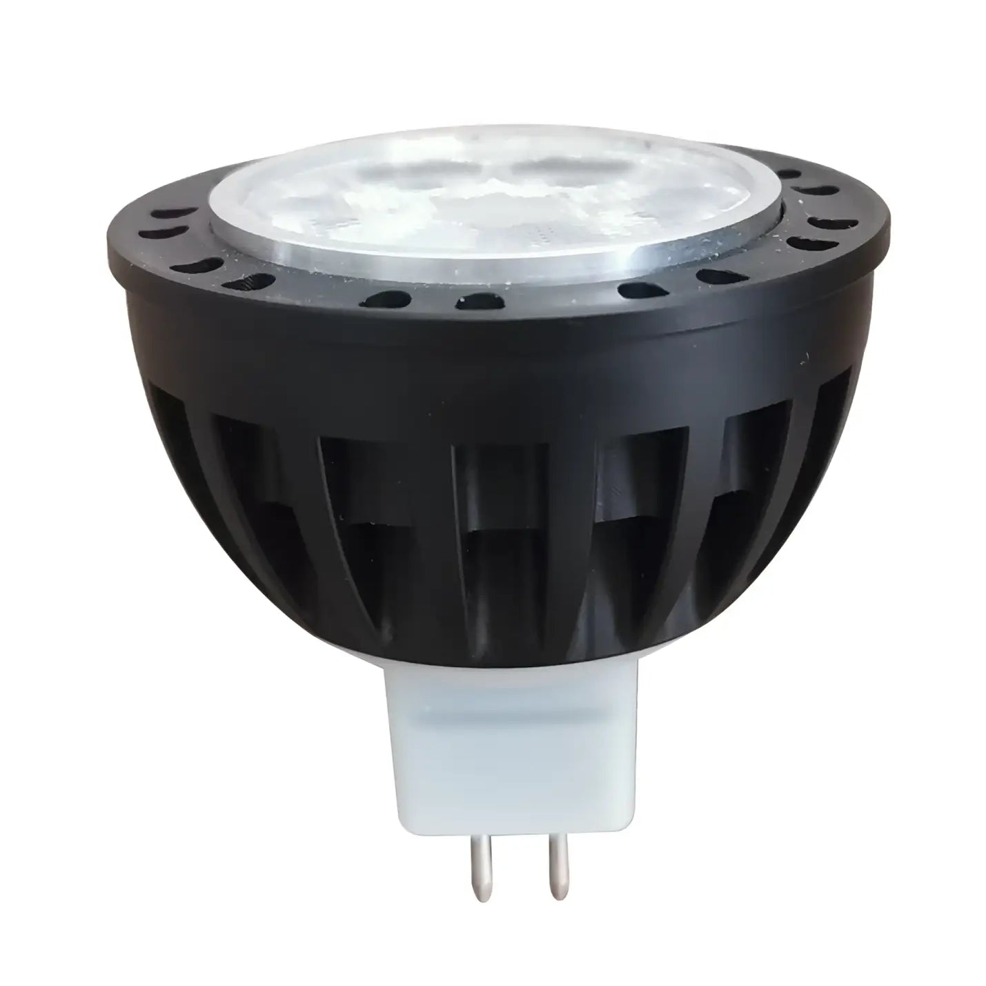 12V MR16 Halogen Bulb light Waterproof with WI-FI and Bluetooth Control (Copy) - 5W RGBW 45D Bluetooth Black Housing