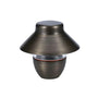 Mushroom Style Path Light Top | Solid Brass Construction | Interchangeable with Threaded Pipe Stems - Enoki Mushroom
