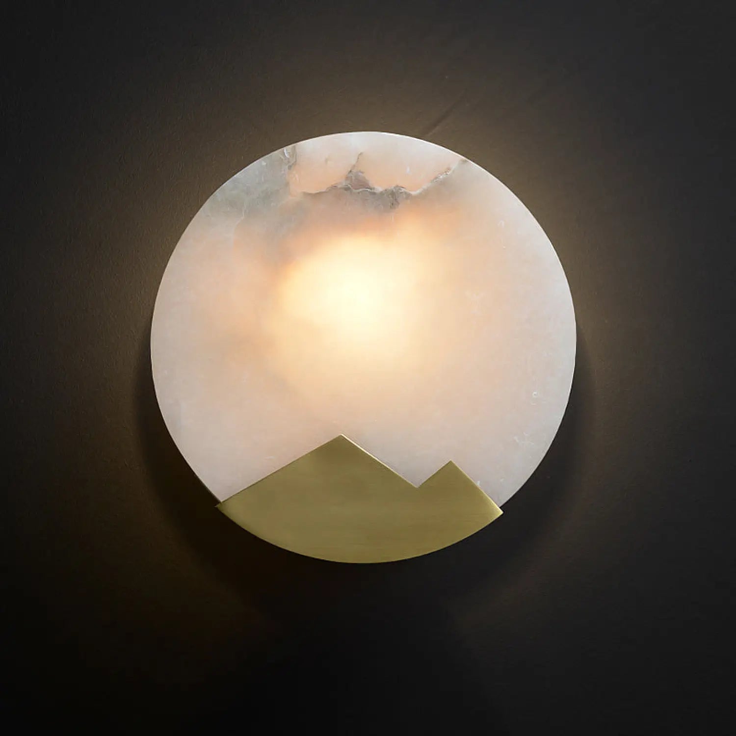 Nordic Art Wall Lamp with Copper Design for Living Room Lighting - Copper color - 12V Hanging Light