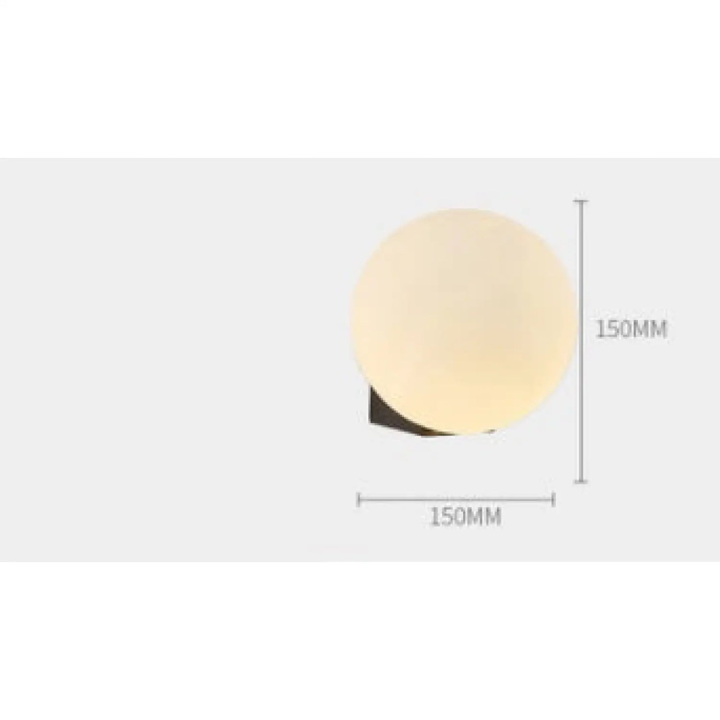 Nordic Circle Light Fixture for Bedroom & Hallway Lighting - Wall Mount Fixture