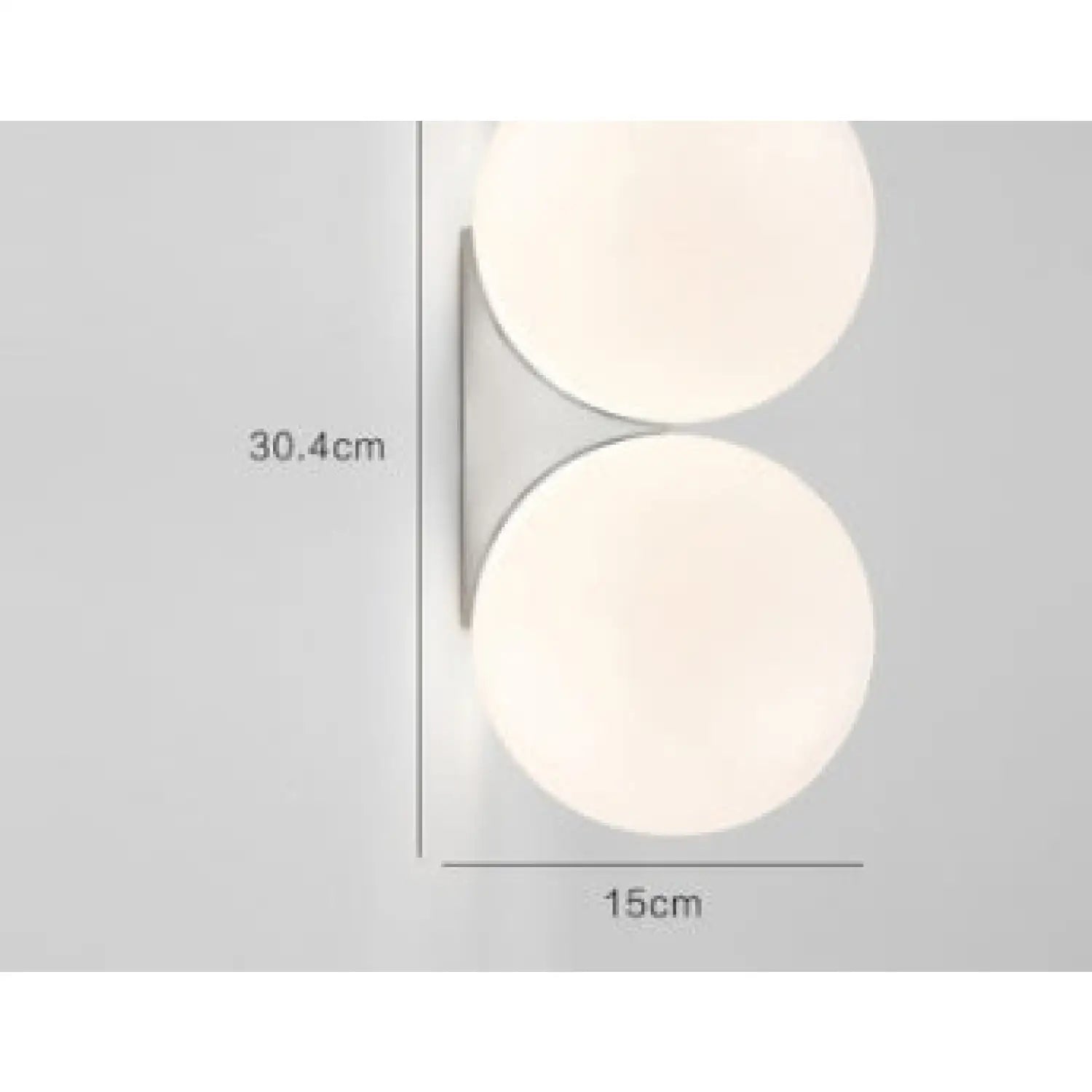 Nordic Circle Light Fixture for Bedroom & Hallway Lighting - Wall Mount Fixture