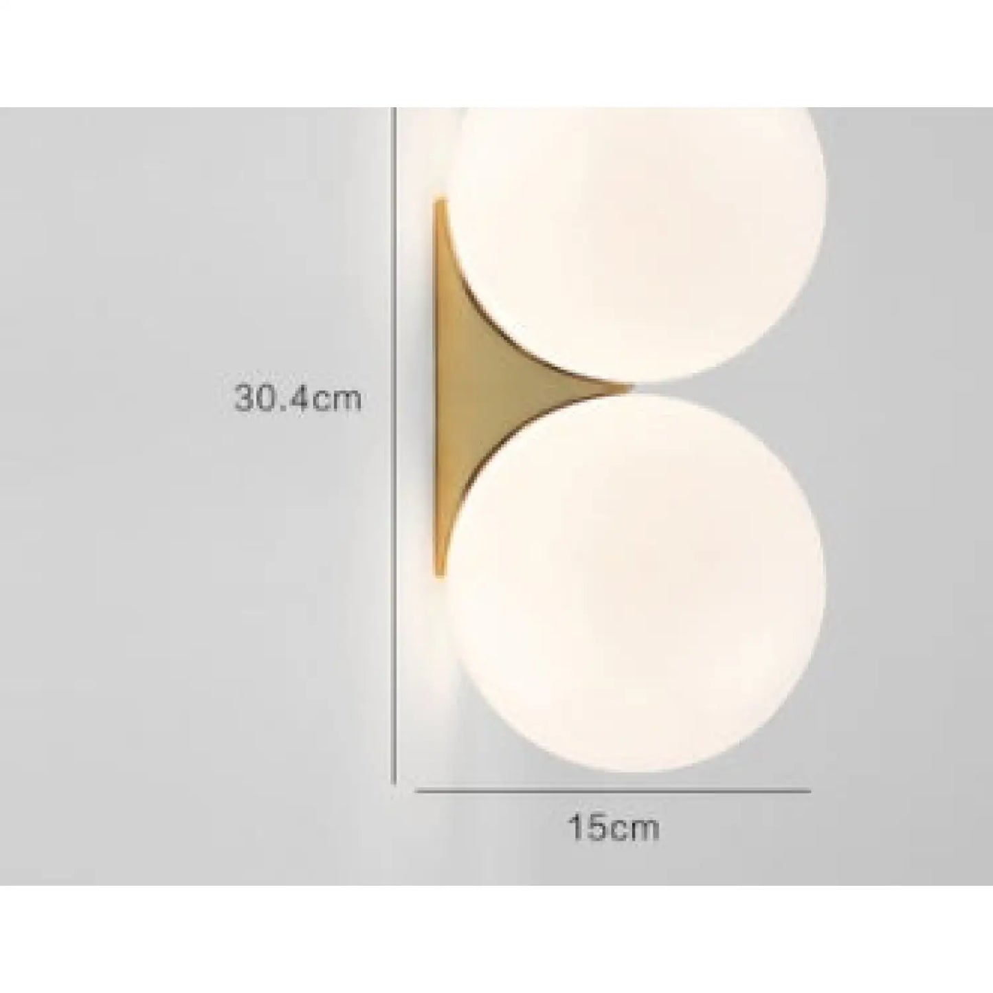 Nordic Circle Light Fixture for Bedroom & Hallway Lighting - Wall Mount Fixture