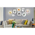 Nordic Crystal Circular Lamp with Simple LED Design for Living Room & Bedroom - as shown - Wall Mount Fixture