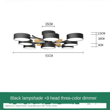 Nordic LED Ceiling Light for Living Room in Soft Macaron Style - Ceiling Light