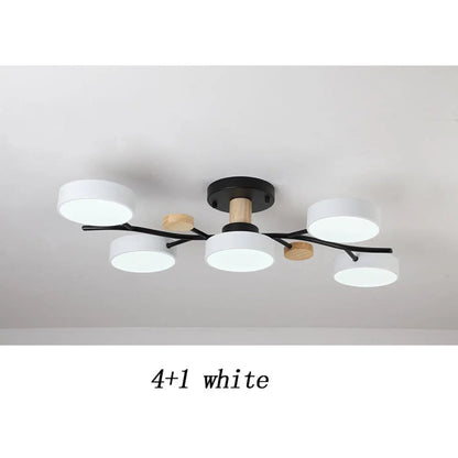 Nordic LED Ceiling Light for Living Room in Soft Macaron Style - Ceiling Light