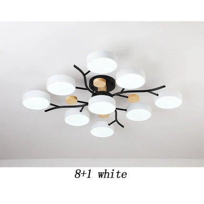 Nordic LED Ceiling Light for Living Room in Soft Macaron Style - Ceiling Light