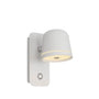 Nordic Series LED Bedroom Lights - Minimalist Adjustable Wall Sconces for Home Decor - Pearly white / Circular base