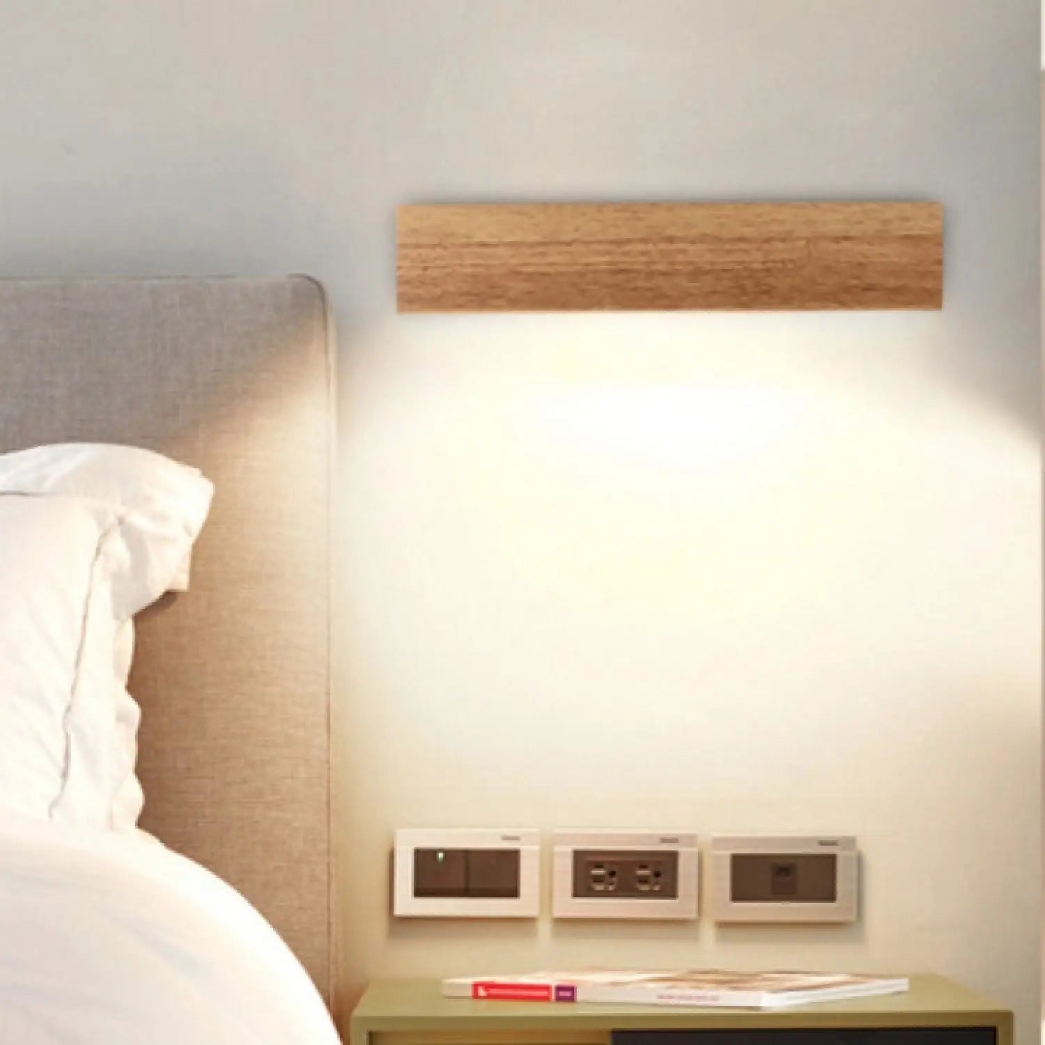 Nordic Wall Lamp Fixture for Creative Bedroom and Bedside Lighting - 12V Hanging Light