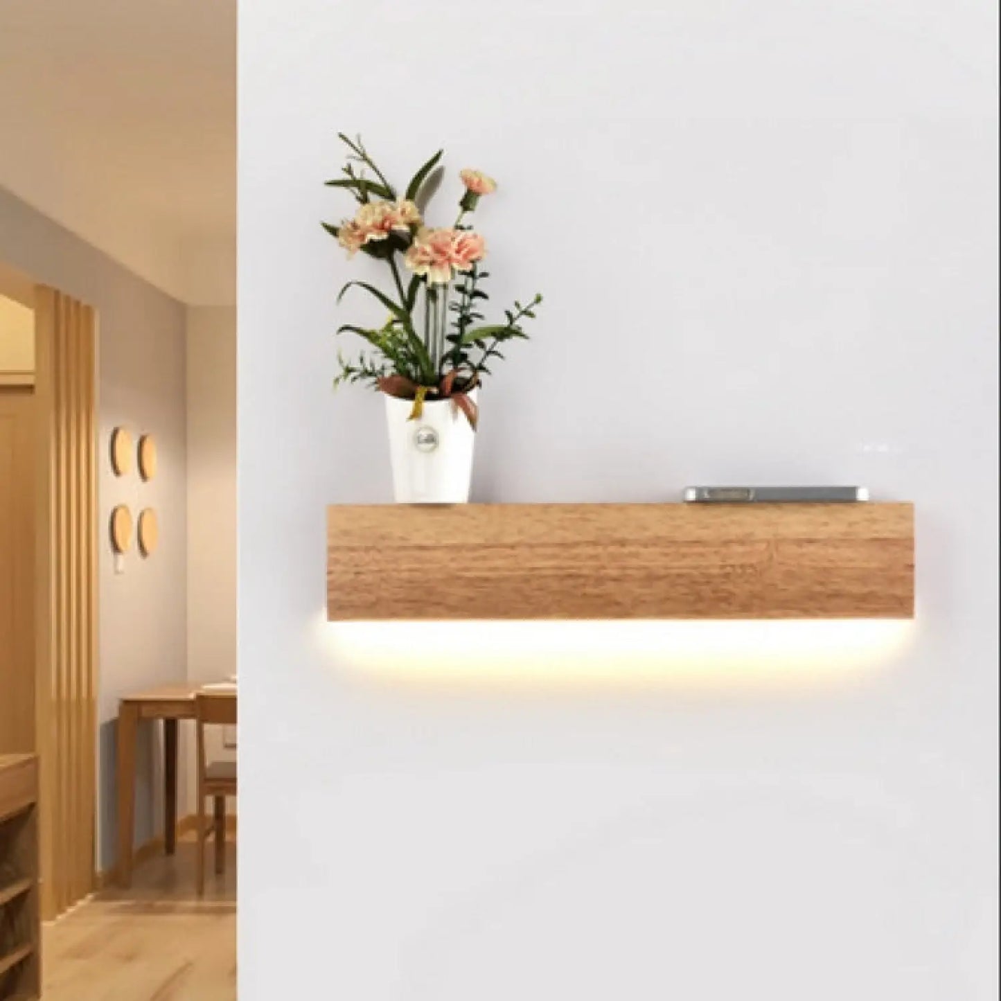 Nordic Wall Lamp Fixture for Creative Bedroom and Bedside Lighting - 12V Hanging Light