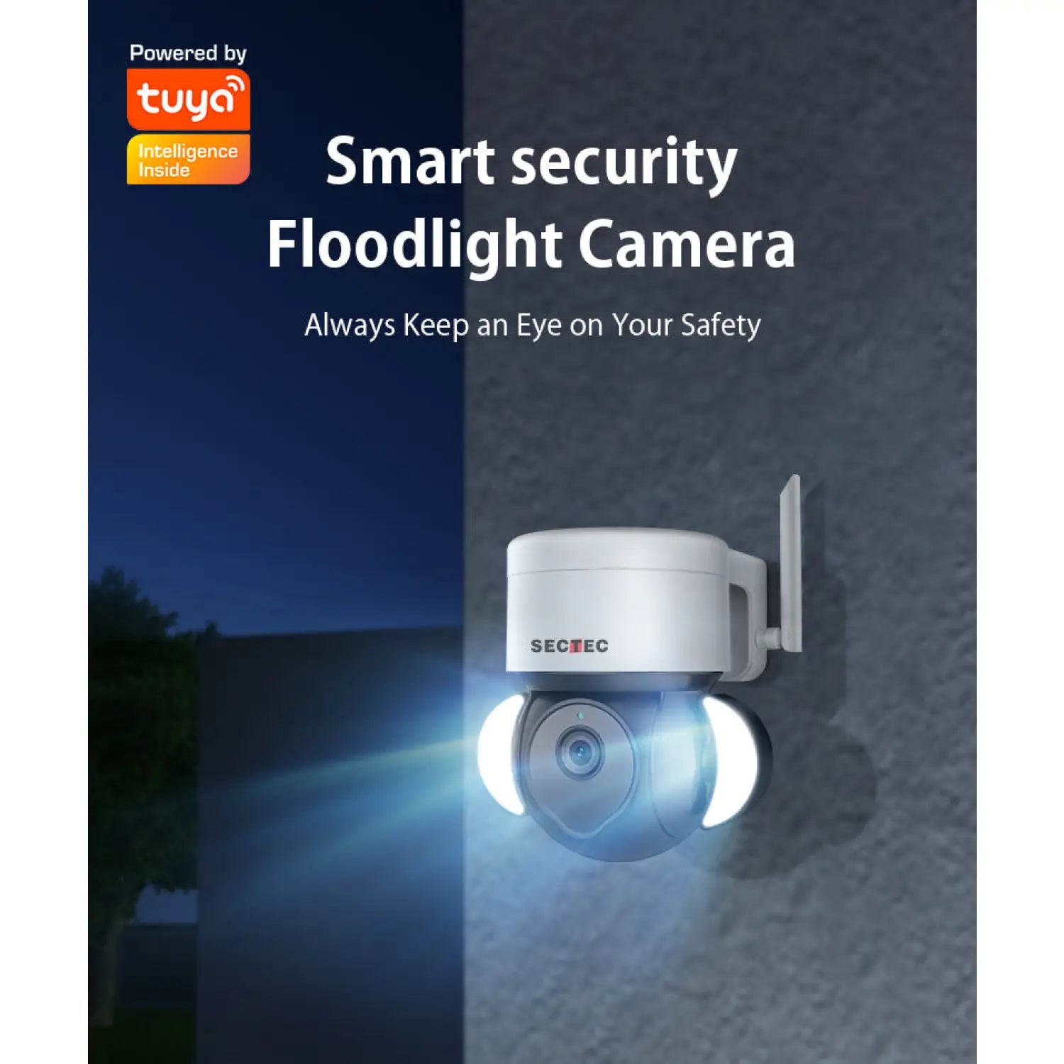 Outdoor Flood Light with 4G Surveillance Camera For Courtyard Lighting - Spot Light