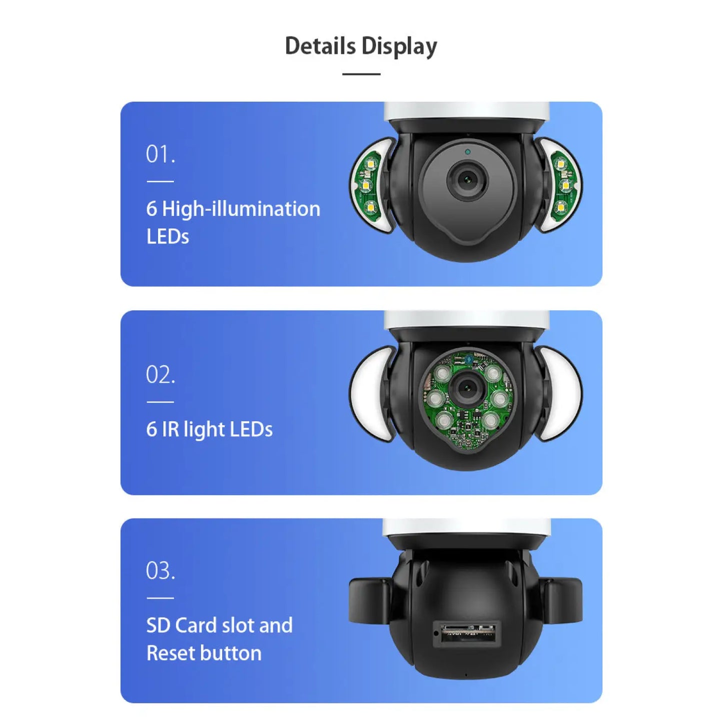 Outdoor Flood Light with 4G Surveillance Camera For Courtyard Lighting - Spot Light