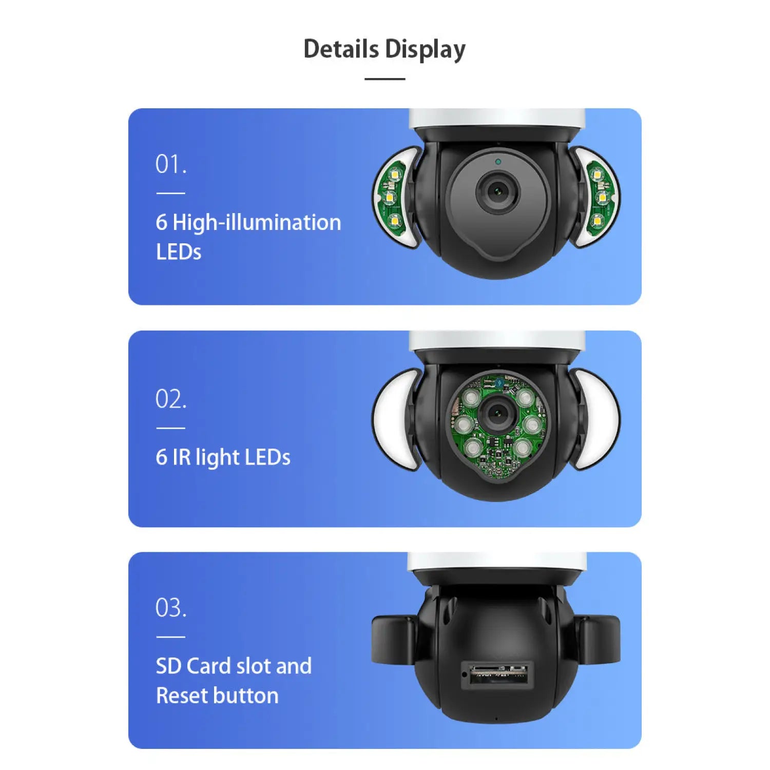 Outdoor Flood Light with 4G Surveillance Camera For Courtyard Lighting - Spot Light