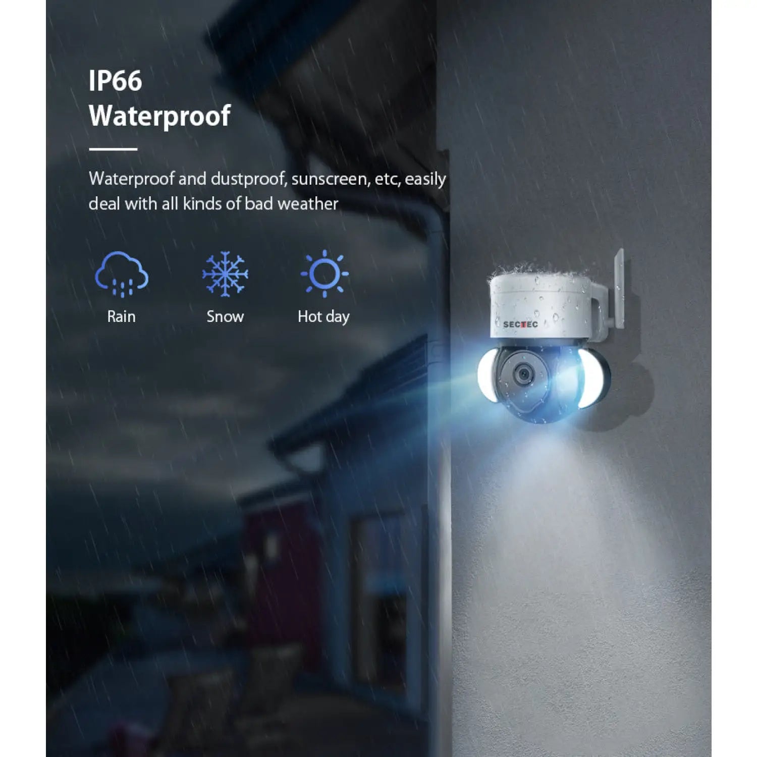 Outdoor Flood Light with 4G Surveillance Camera For Courtyard Lighting - Spot Light