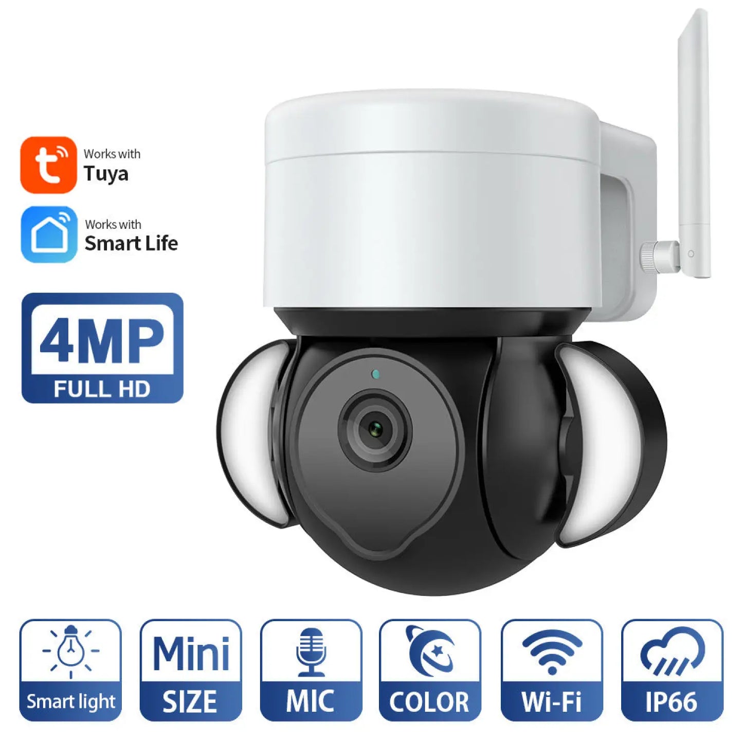Outdoor Flood Light with 4G Surveillance Camera For Courtyard Lighting - Spot Light
