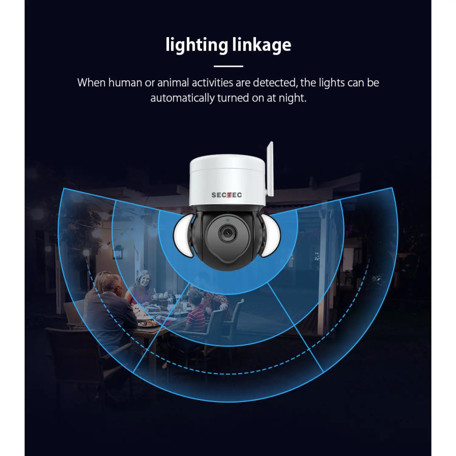 Outdoor Flood Light with 4G Surveillance Camera For Courtyard Lighting - Spot Light