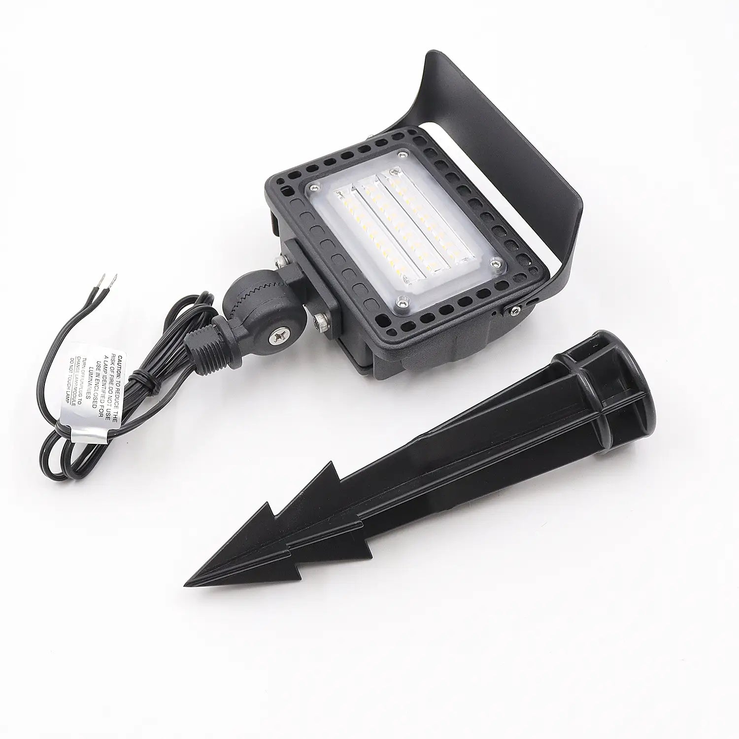 Outdoor Flood Lights Aluminum Integrated 40W Wattage with Ground Stake
