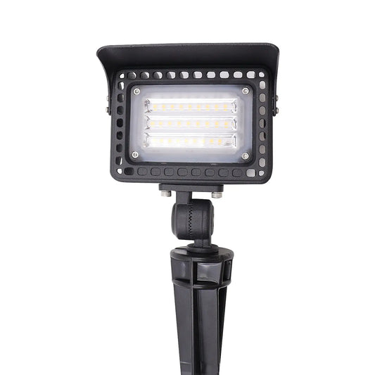 Outdoor Flood Lights Aluminum Integrated 40W Wattage with Ground Stake
