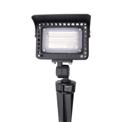 Outdoor Flood Lights Aluminum Integrated 40W Wattage with Ground Stake