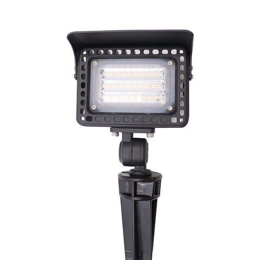 Outdoor Flood Lights Aluminum Integrated 40W Wattage with Ground Stake