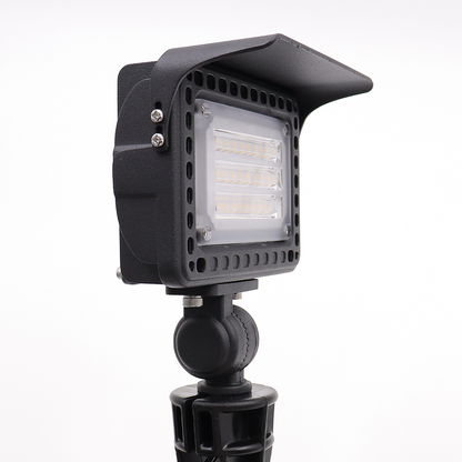 Outdoor Flood Lights Aluminum Integrated 40W Wattage with Ground Stake