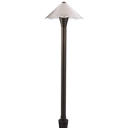 Outdoor Landscape Light with Hollowed Out Design G4 Socket and 72’’ Wire - Path Light Fixture