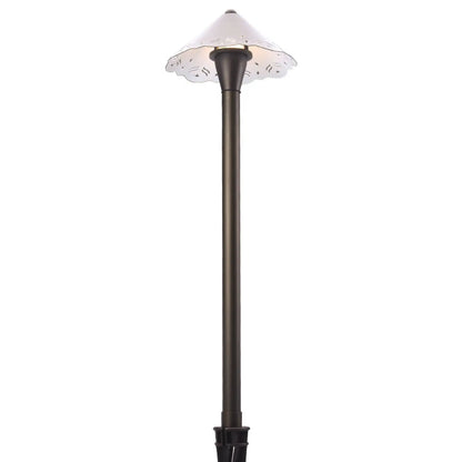 Outdoor Landscape Light with Hollowed Out Design G4 Socket and 72’’ Wire - Path Light Fixture